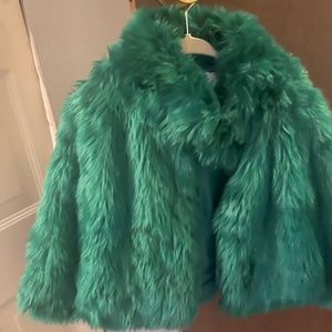 Janie & Jack fur coat